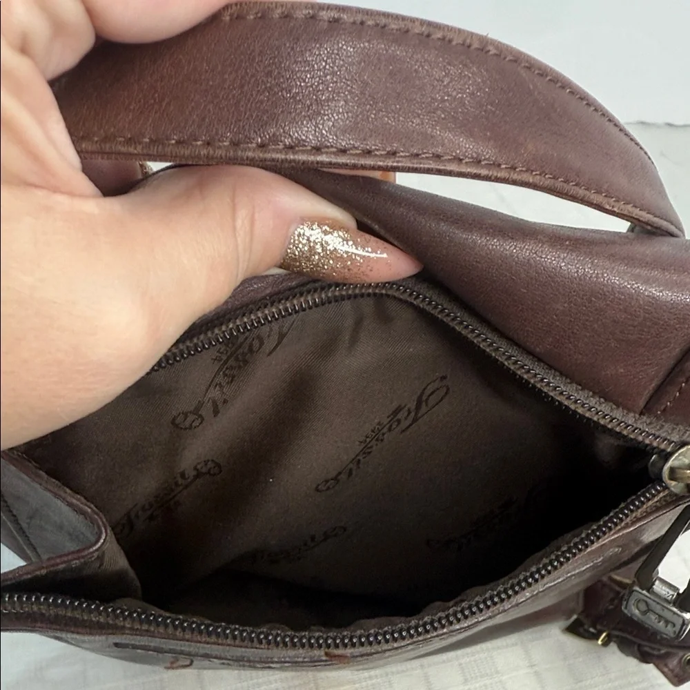 Vintage Fossil unisex Leather Bag